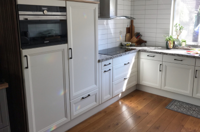 Küche nach dem Austausch der Küchenfronten