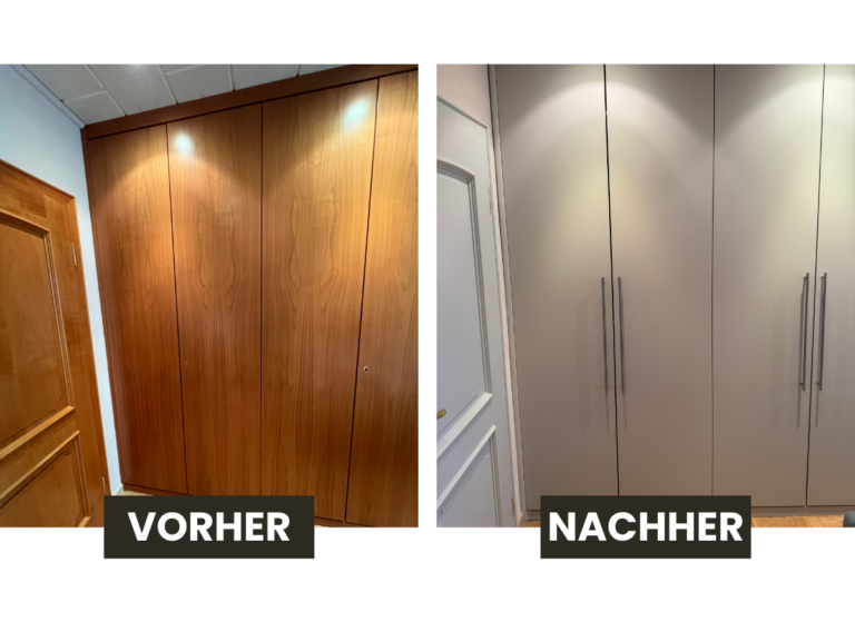 Einbauschrank folieren